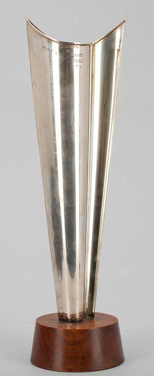 TAPIO WIRKKALA, VAS, silver, jakaranda, sign Tapio Wirkkala, Kultakeskus, Tavastehus 1962.