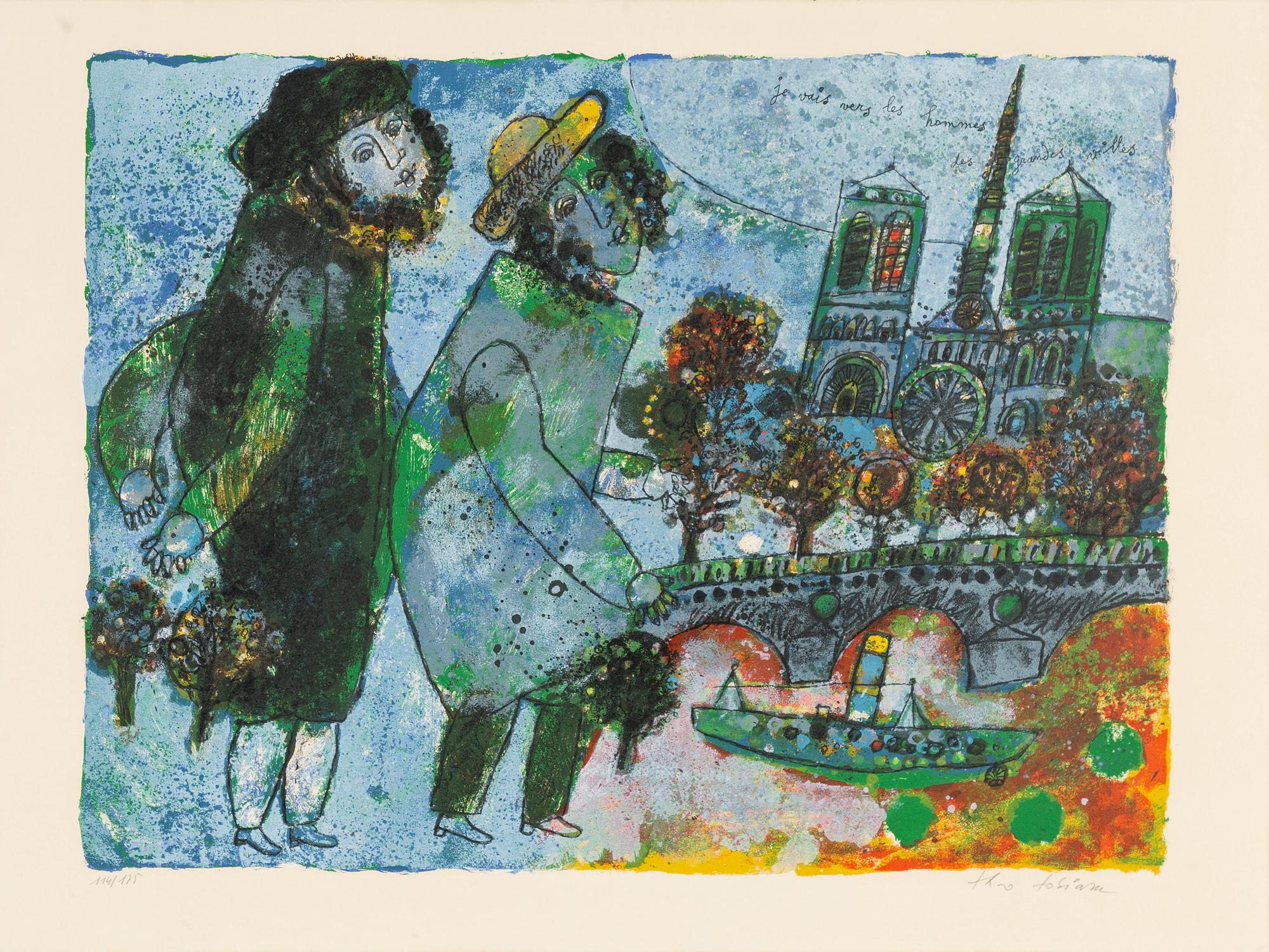 Theo Tobiasse, "Je Vais Vers Les Hommes Des Grandes Villes".