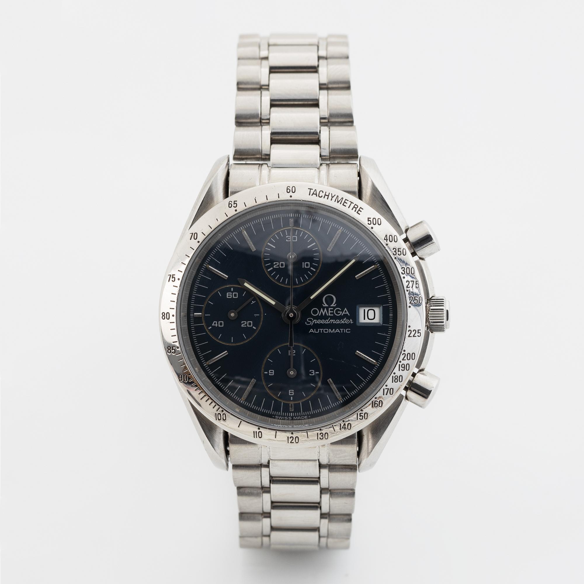 Omega, Speedmaster, Date, wristwatch, 39 mm.