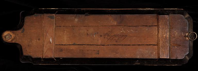 SPEGELLAMPETTER, för ett ljus, ett par, av Nils Meunier (mästare i Stockholm 1754-1797). Gustavianska.