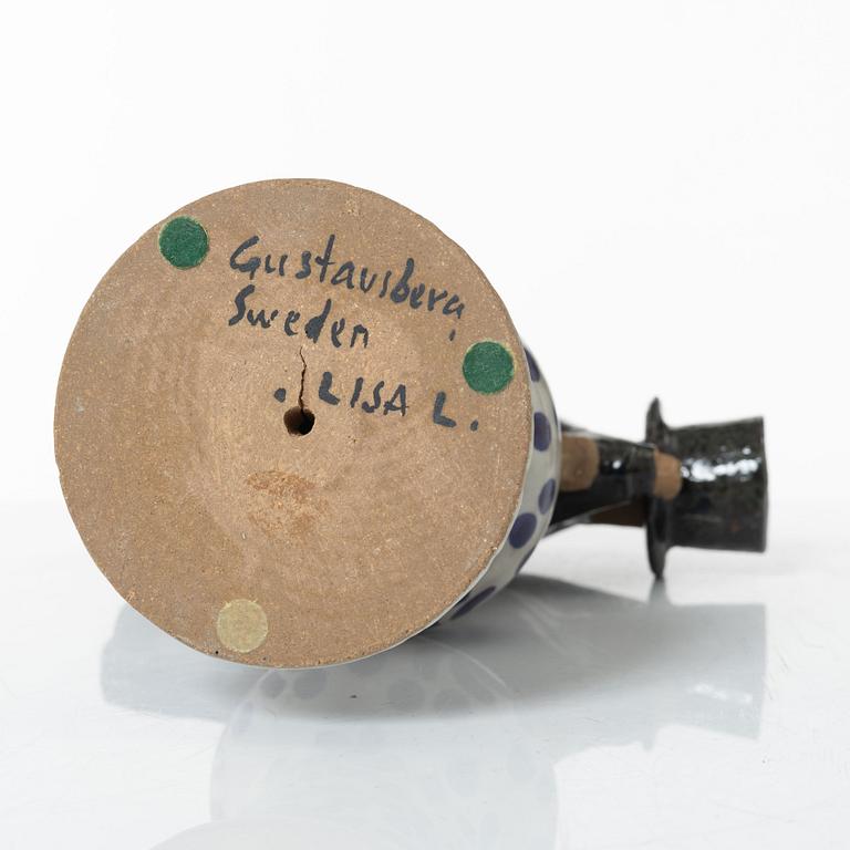 Lisa Larson, figurin, stengods, "Samhällsdebatten", Gustavsberg.