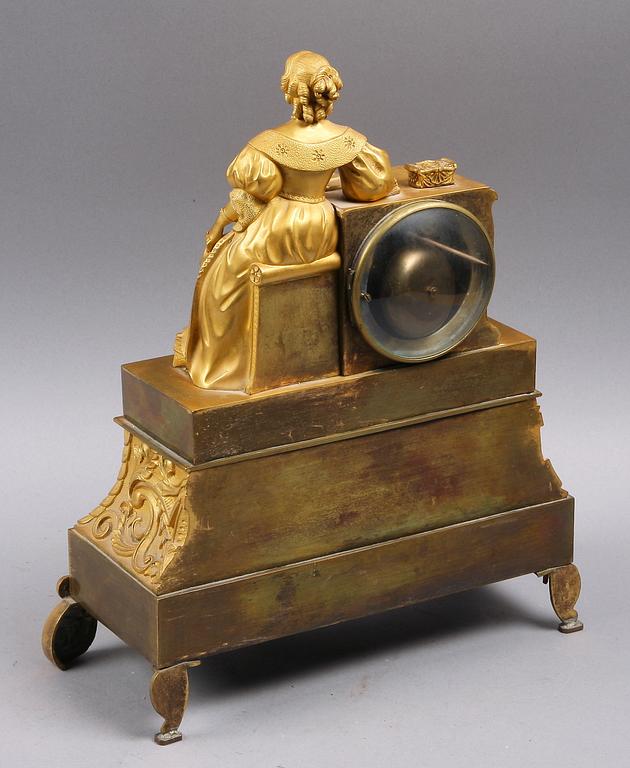 BORDSPENDYL, senempire, 1800-talets mitt.