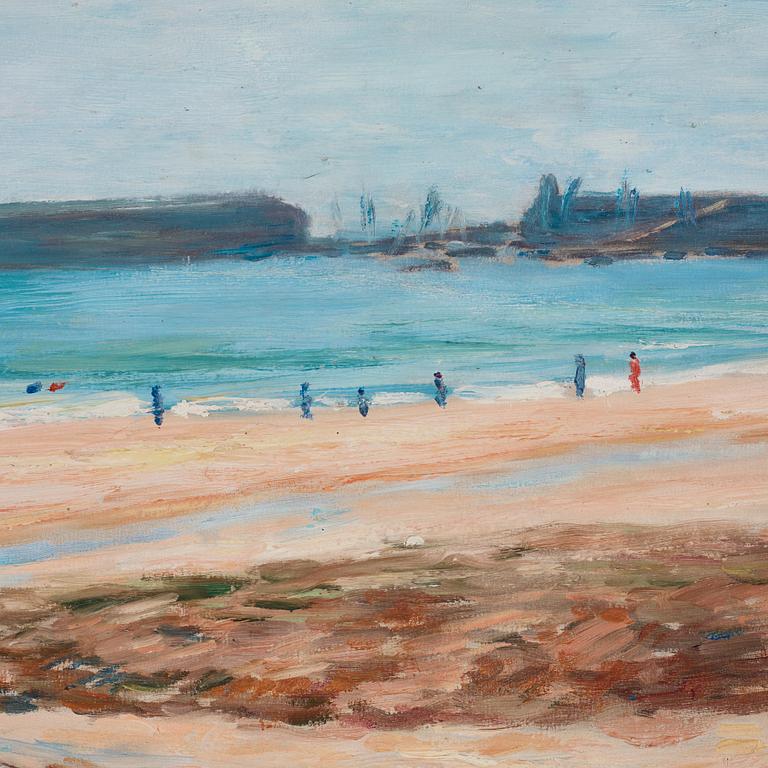 Hugo Simberg, View of the beach at Quiberon, Brittany.