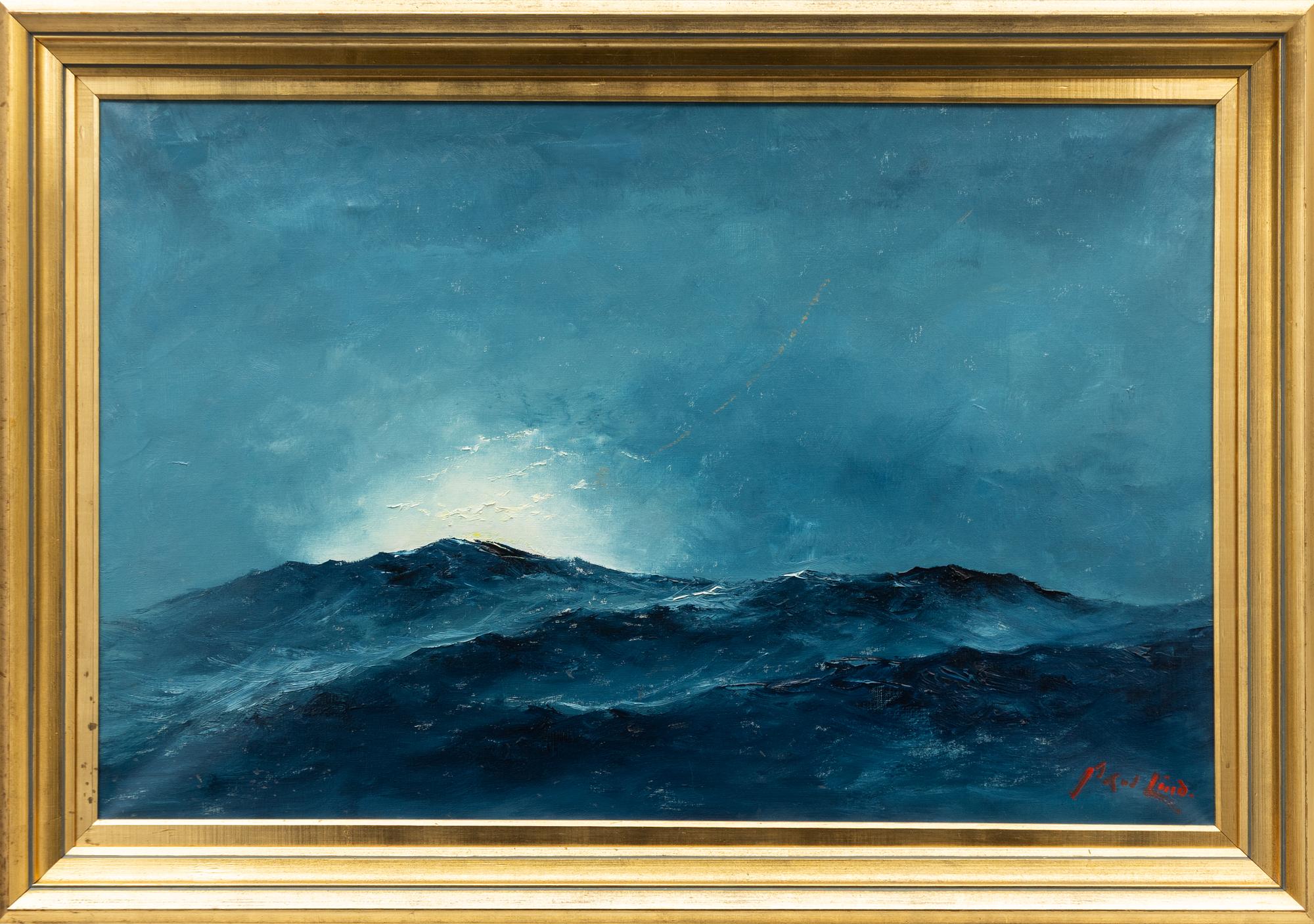 Axel Lind, Soluppgång över havet.