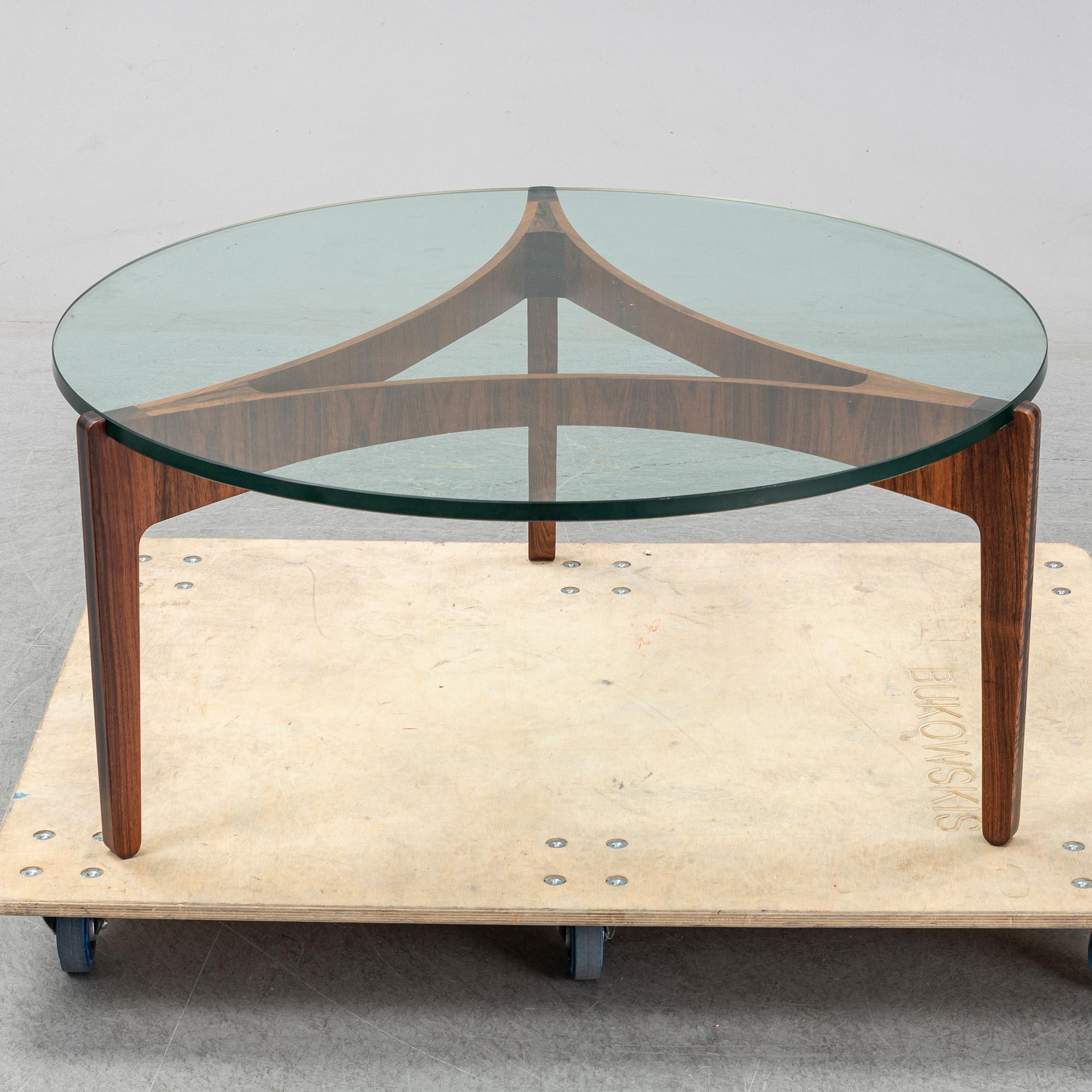 A Danish rosewood coffee table, Svend Ellekaer, Christian Linnebergs möbelfabrik. 1960's.
