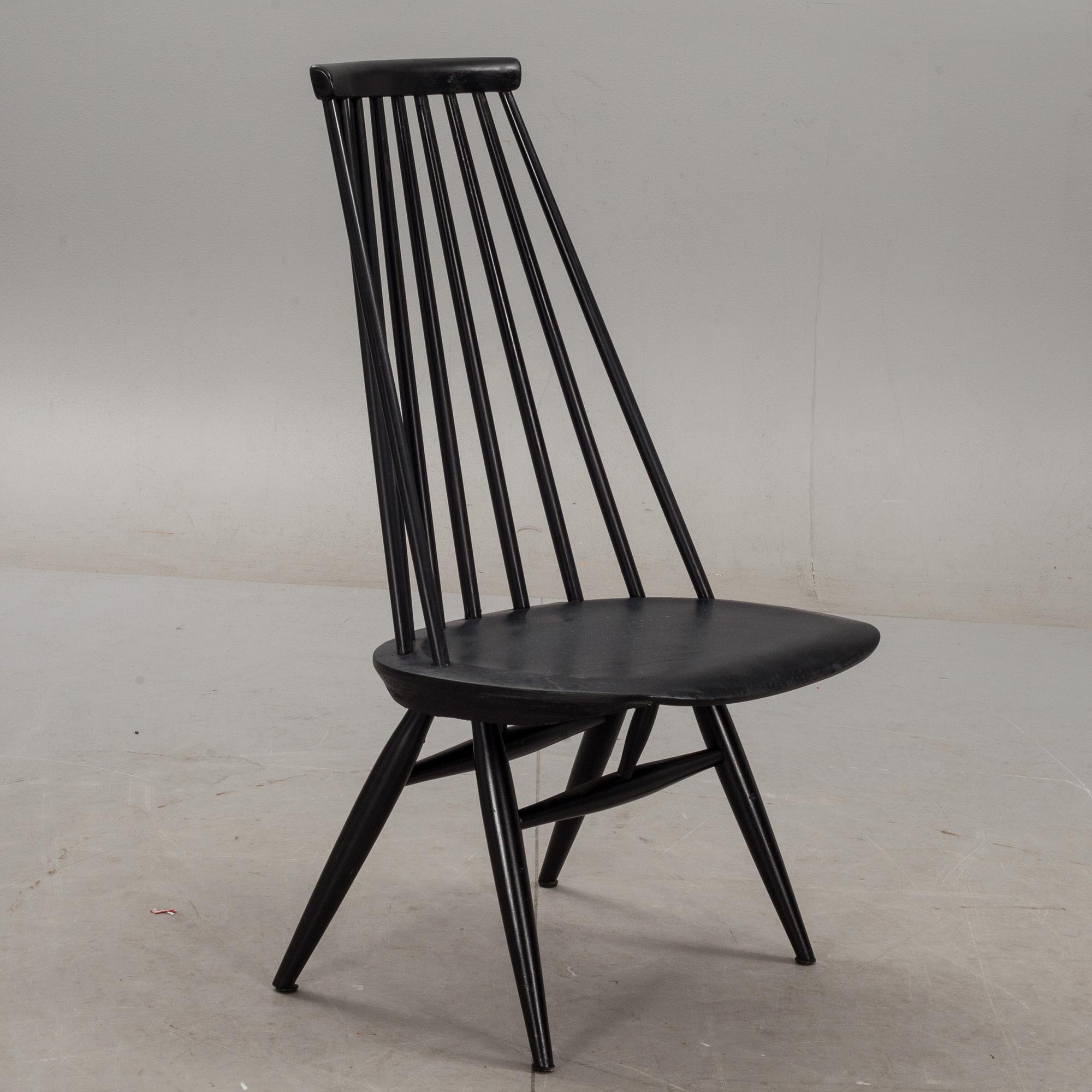 STOL, "Mademoiselle", Ilmari Tapiovaara, Edsbyverken, etikettmärkt.