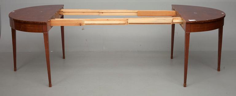 RUOKAPÖYTÄ, kustavilaistyyli, 1900-luvun alku.