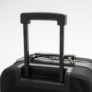 Prada, suitcase.