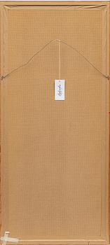 Textile paintings, a pair, so-called rooster paintings, Sunnerbo school, Småland, first half of the 19th century.