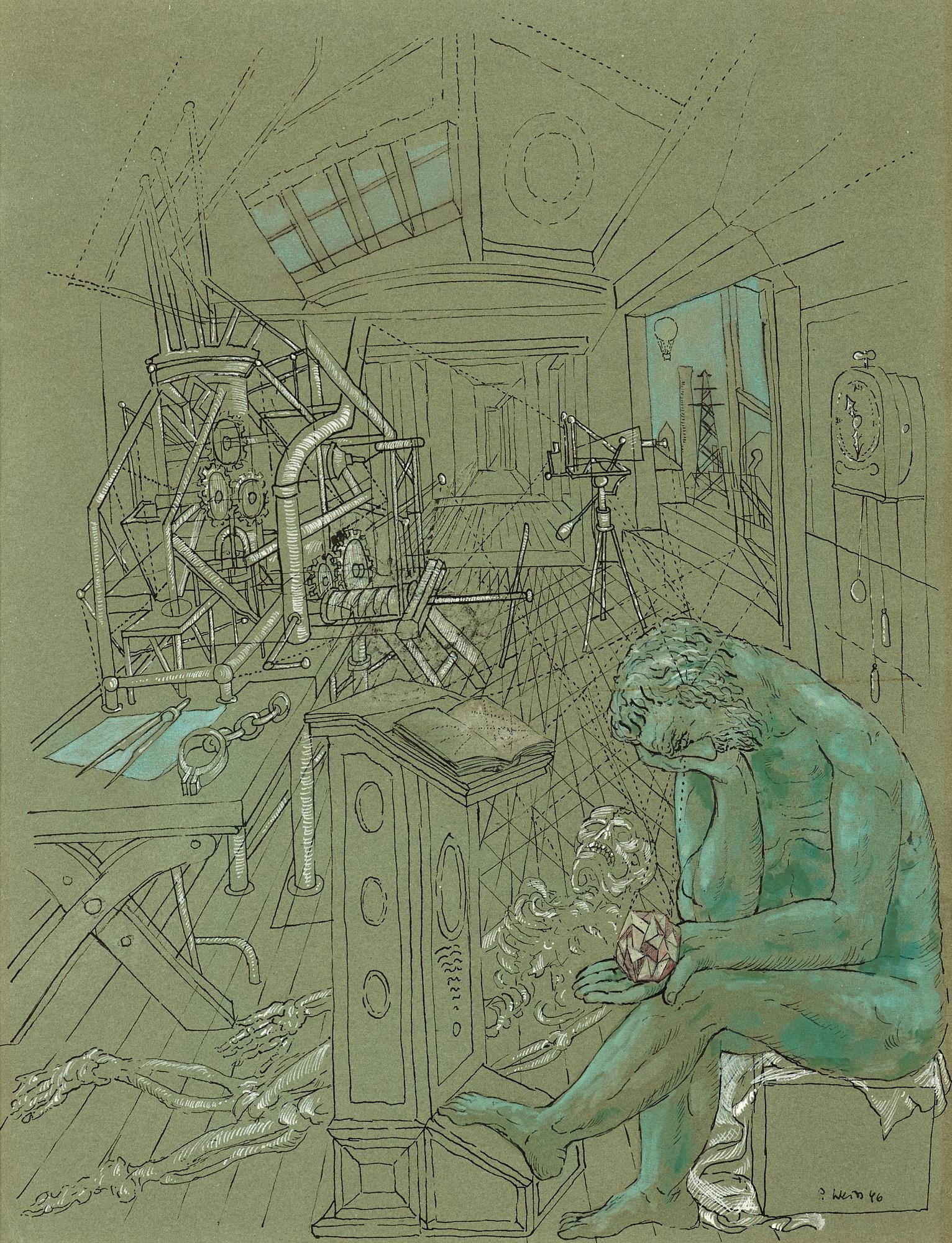 Peter Weiss, "Konstruktör av eveighetsmaskin".