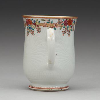 A famille rose jug, Qing dynasty, Qianlong (1736-95).