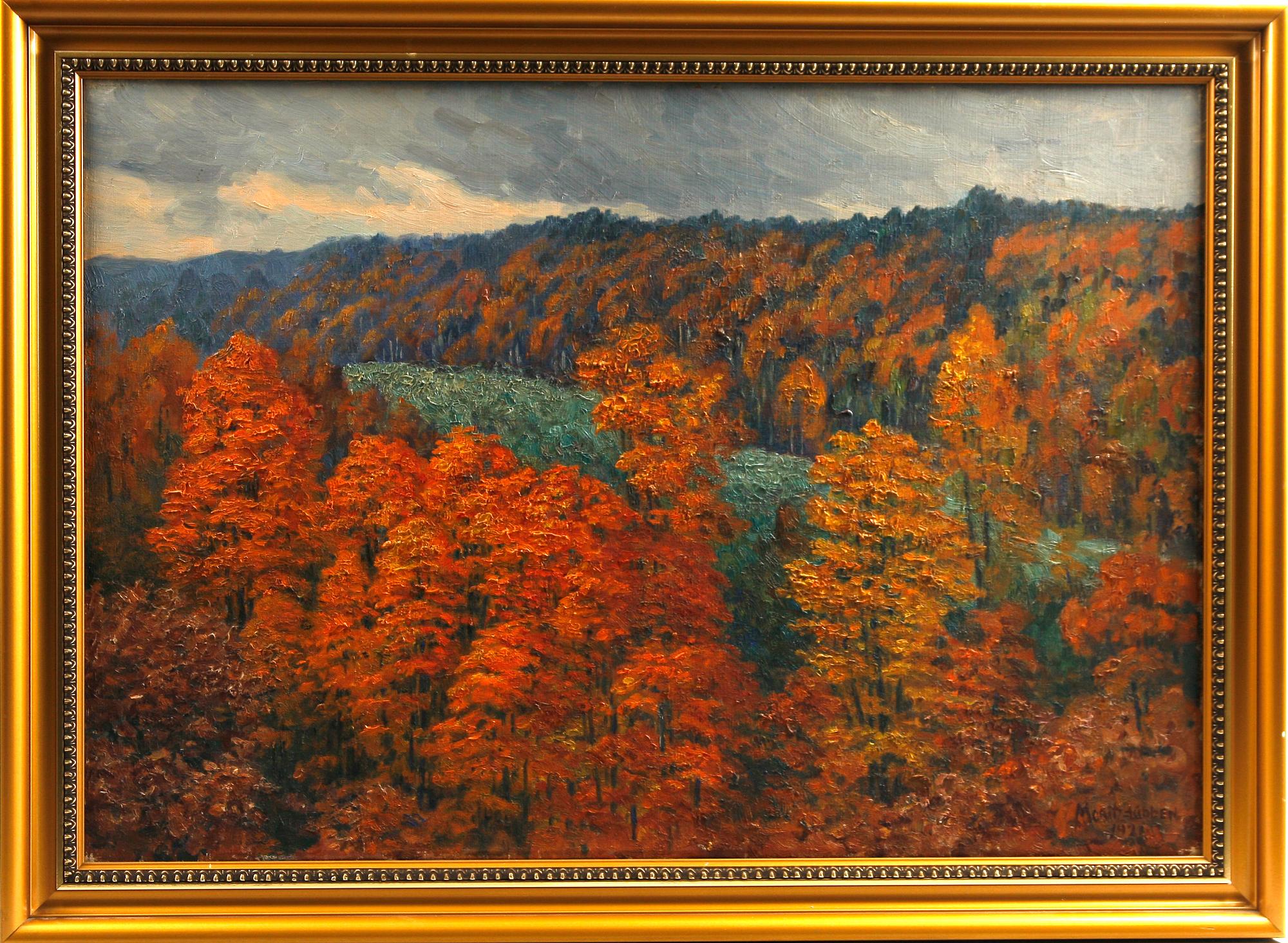 MARIE MORITZ-LÜBBEN, olja på duk, sign o dat 1921.