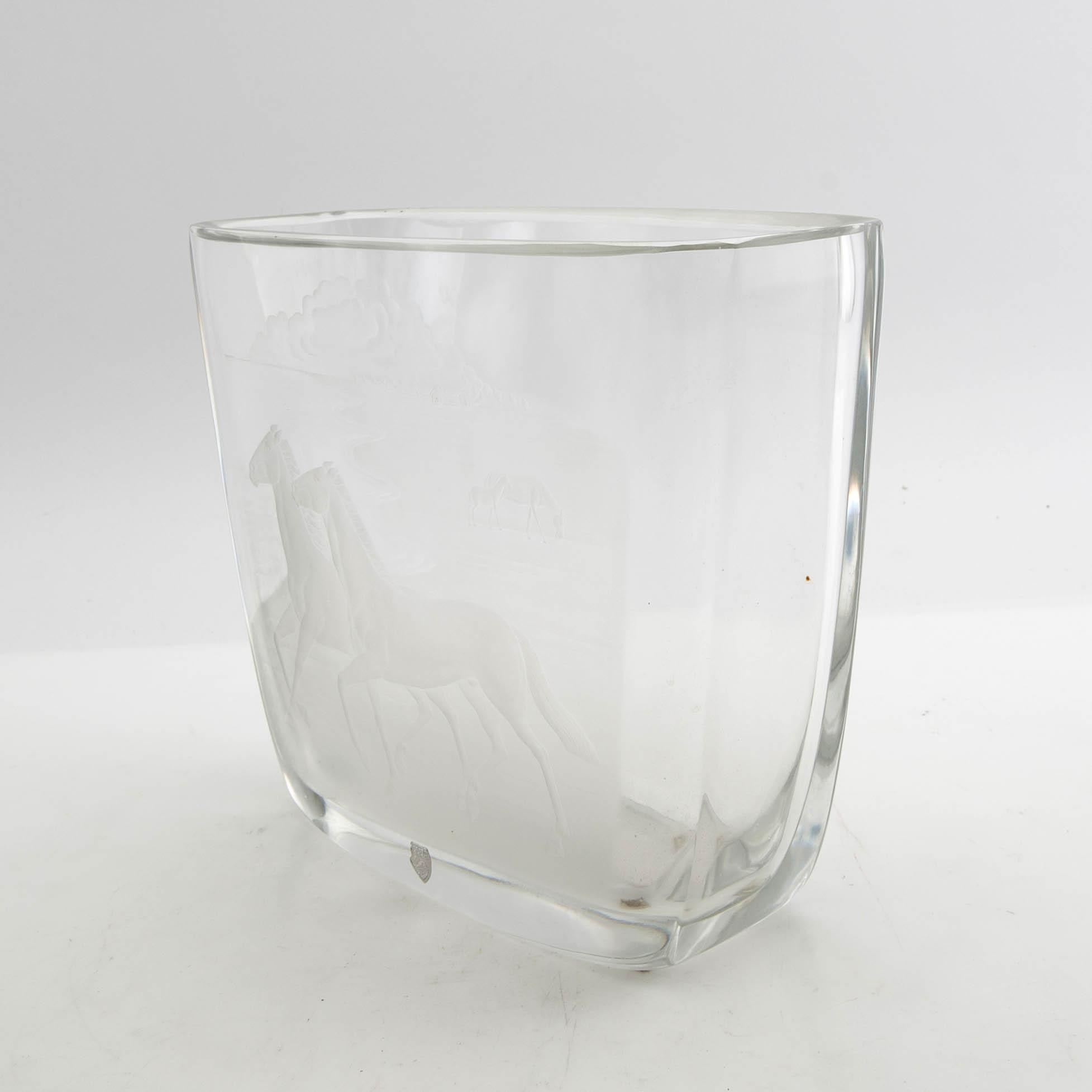 Sven Palmqvist, vase, Orrefors.