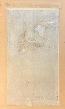 Ohara Koson, "Sparrows in snow".