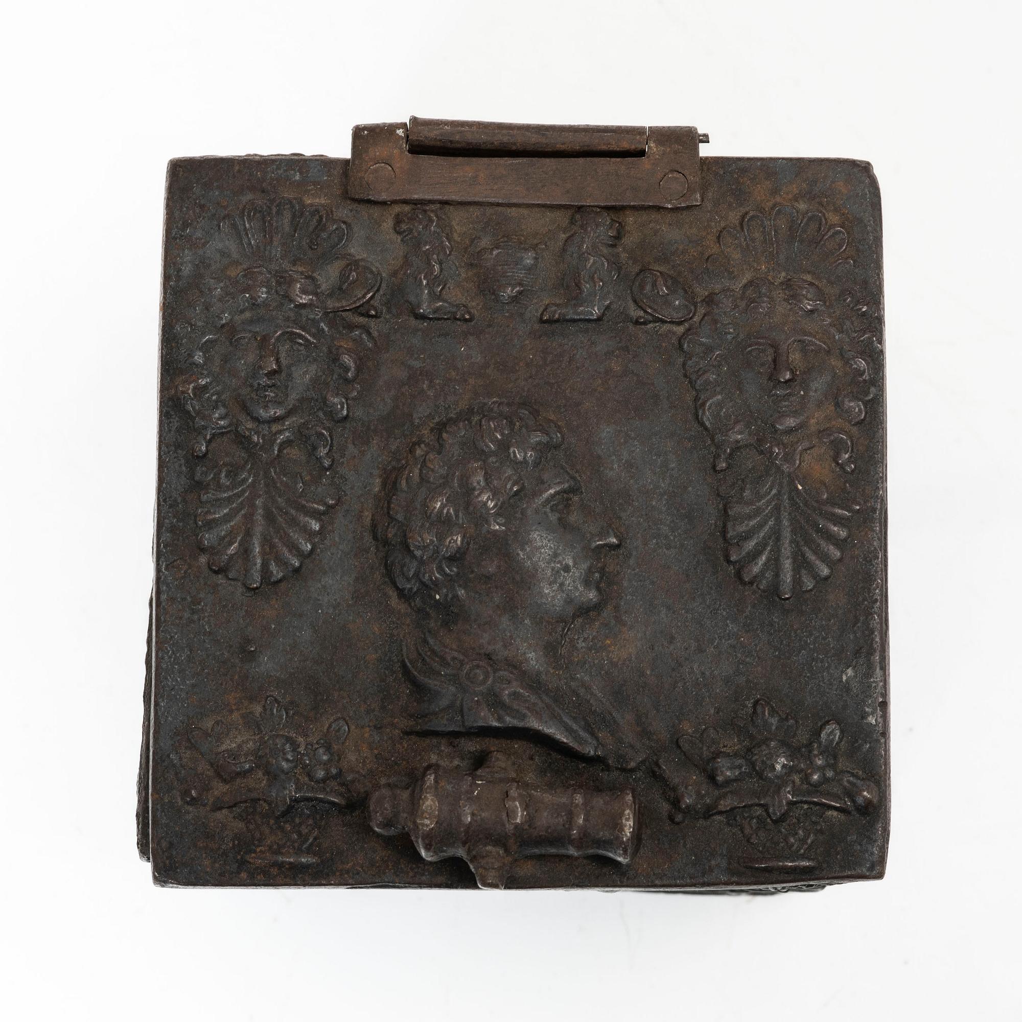 Tobaksburk, troligen Söderfors bruk, Uppland, daterad 1837, Empire.