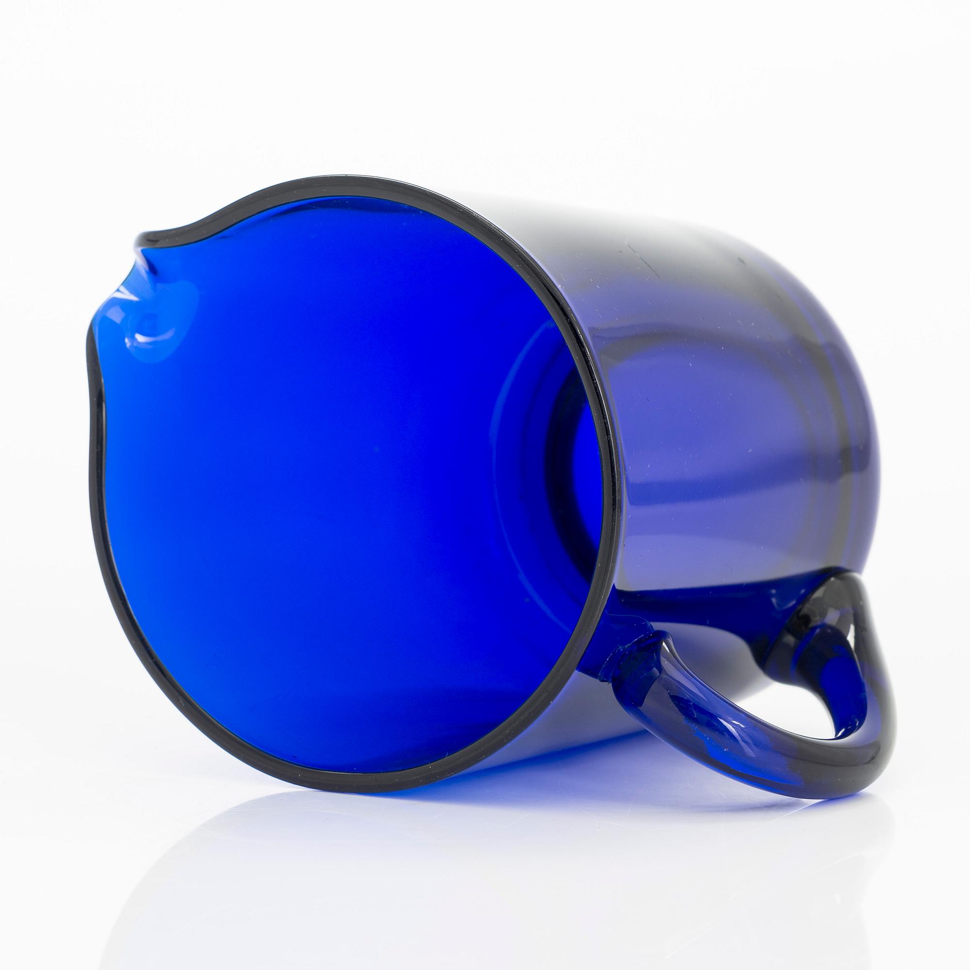 Kaj Franck, tillbringare, modell 5601 och dricksglas, 12 st, modell 5023, Nuutajärvi Notsjö, 1900-talets mitt.