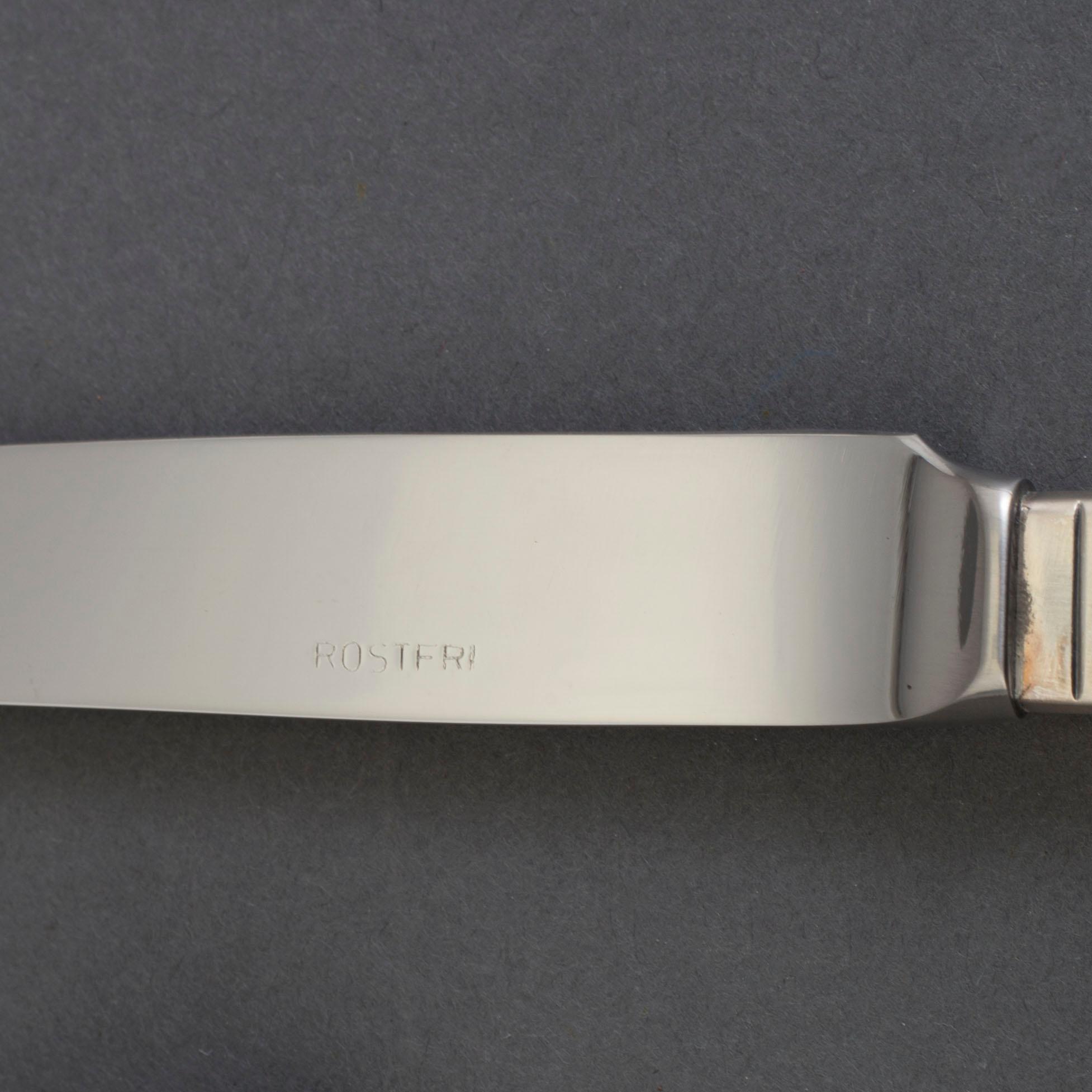 JACOB ÄNGMAN, bestickservisdelar, 24 delar, silver, "Rosenholm", GAB, Stockholm, 1980-tal.