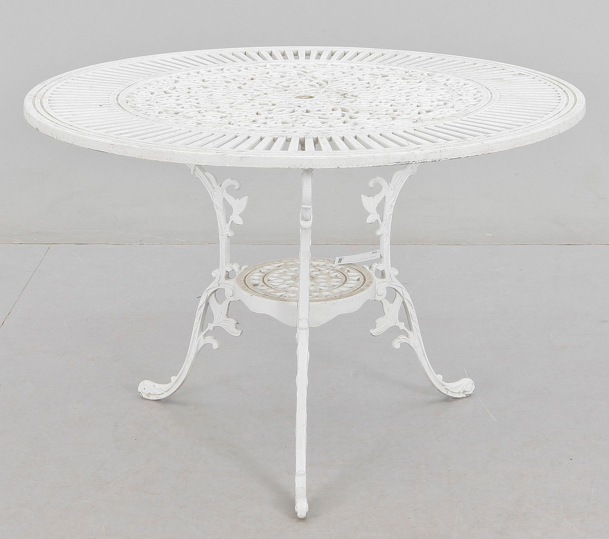 TRÄDGÅRDSMÖBLER, 6 delar, 1900-tal.