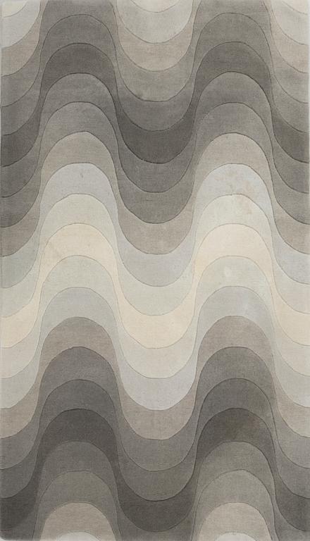Verner Panton, "Wave", rug, 170 x 240 cm.