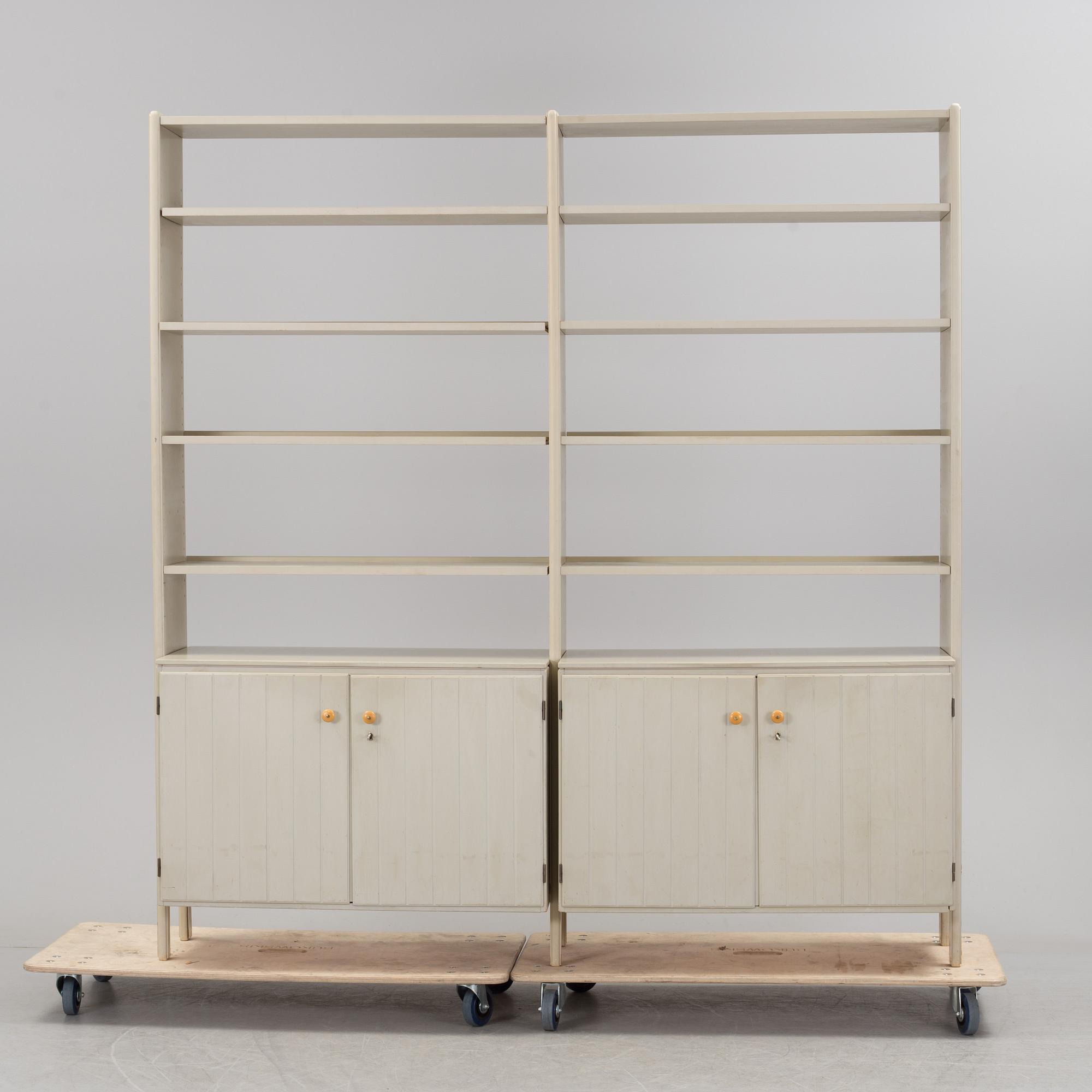 A bookshelf by AB Nordiska Kompaniet, stockholm, second half of the 20th century.