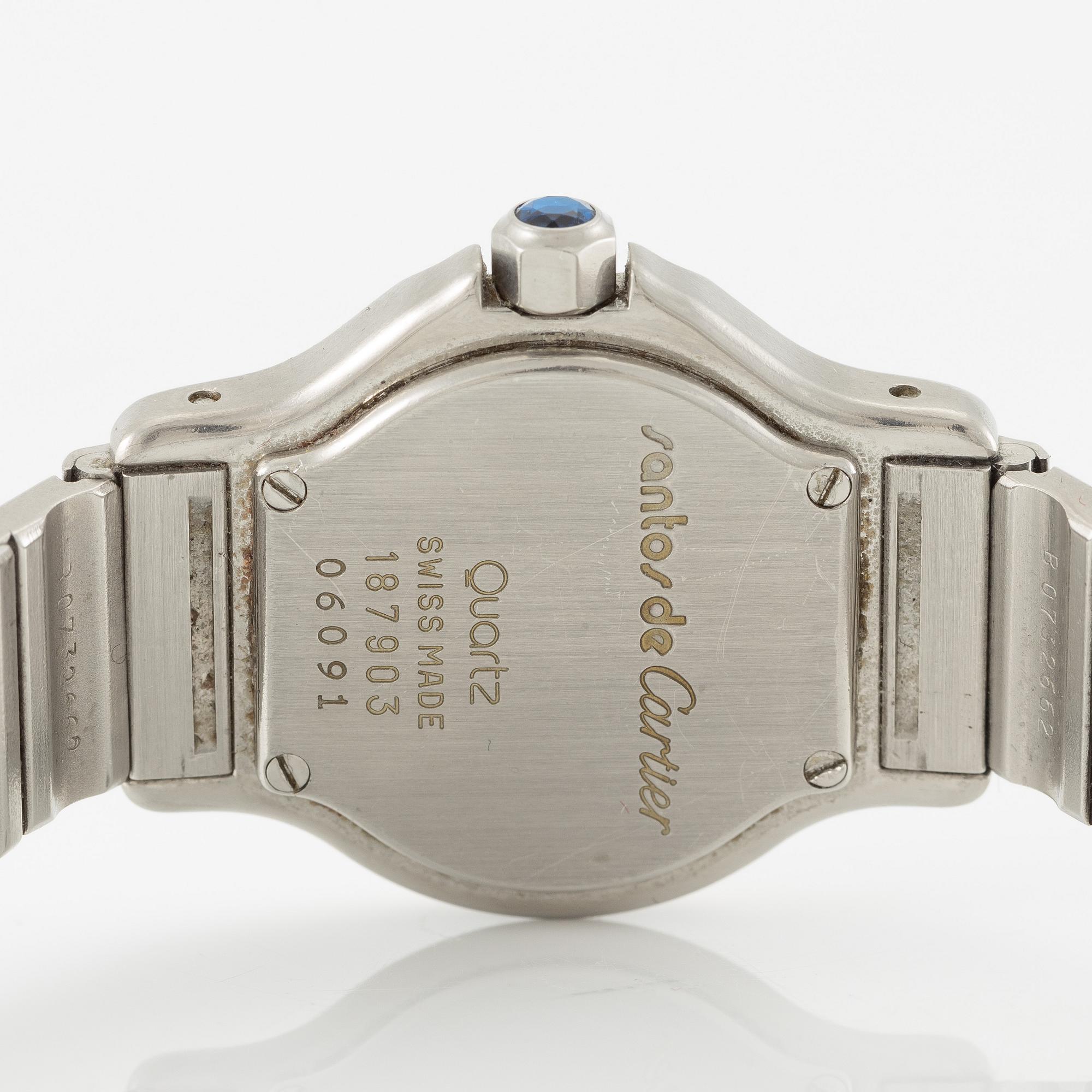 Cartier, Santos Ronde, wristwatch, 24 mm.