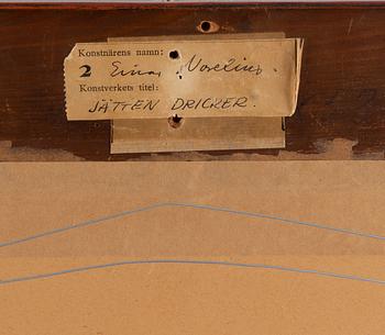 Einar Norelius, watercolour, signed and dated -37.