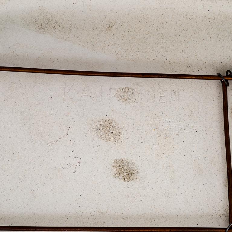 Birger Kaipiainen, koristevati, kivitavaraa, signeerattu Kaipiainen Arabia.