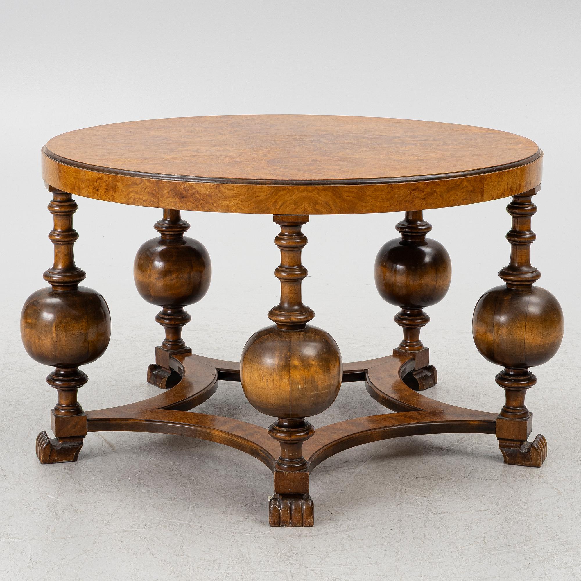 Coffee table, Swedish Modern, first half of the 20th century.