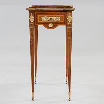 A Gustavian late 18th century table by Georg Haupt (not signed), master 1770.