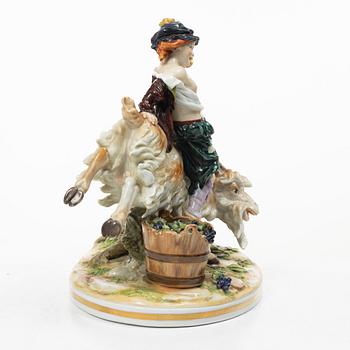Figural group, "Bowing Goat", Naples.