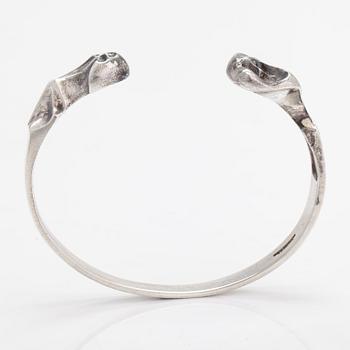 Björn Weckström, A sterling silver bracleet "Apollo". Lapponia 1978.