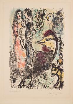 389. Marc Chagall, "La famille au coq".