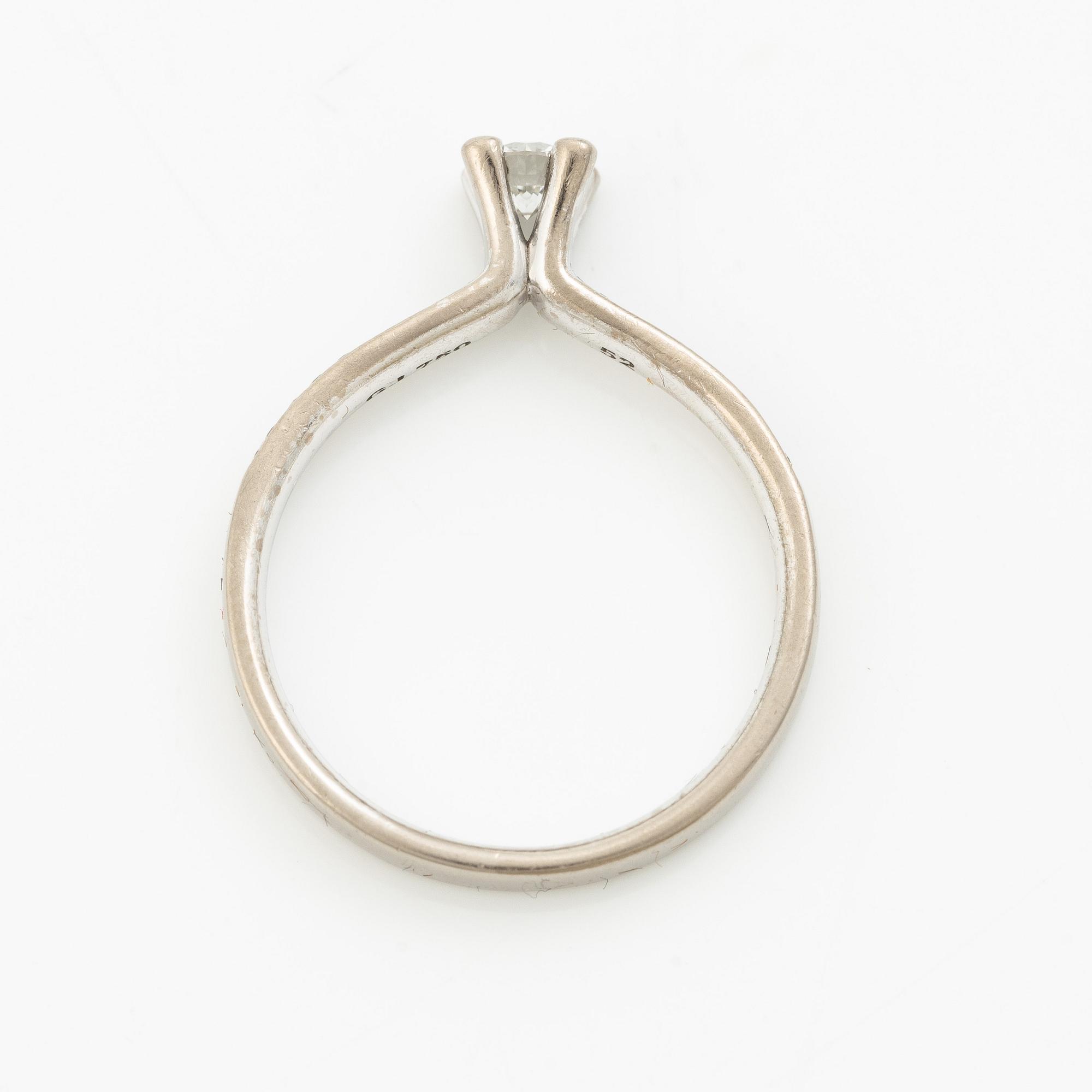 Georg Jensen, ring, "Magic", 18K white gold with brilliant-cut diamonds.