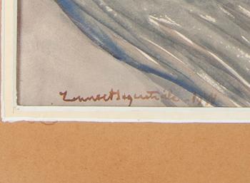 LENNART SEGERSTRÅLE, akvarell, signerad och daterad 1944.