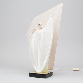 A TENGRA PORCELAIN LAMP FROM SPAIN.