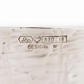 Tapio Wirkkala, a silver bowl, TW 243, Kultakeskus, Hämeenlinna 1986.