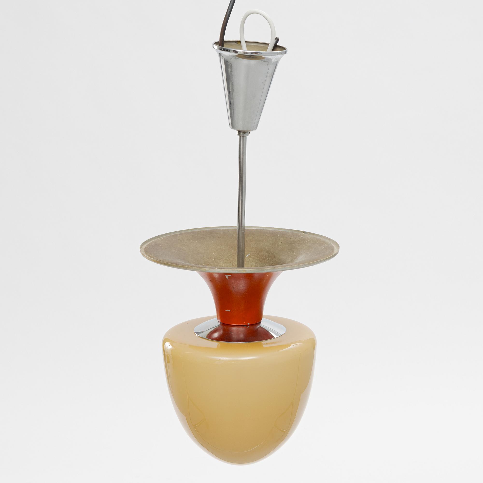 Erik Tidstrand, taklampa, Nordiska Kompaniet, 1930-tal.