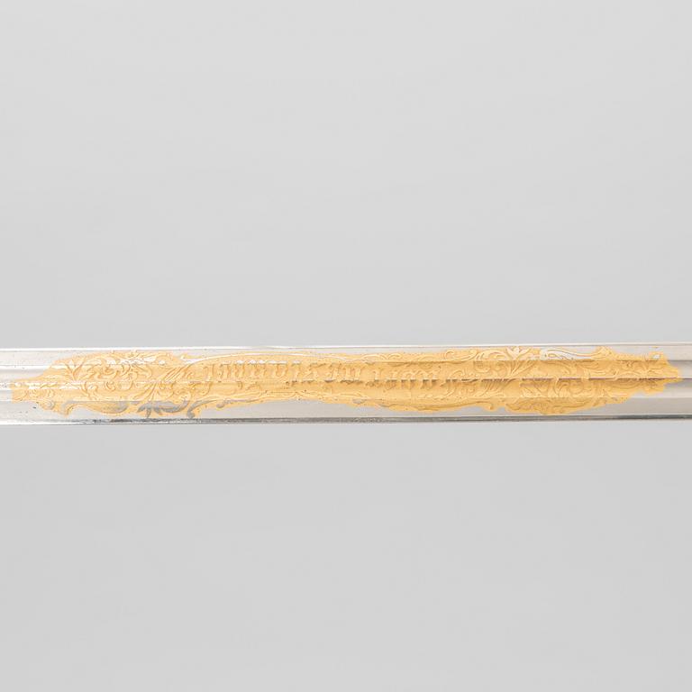 Saber, for infantry officer, Sweden, model 1899.