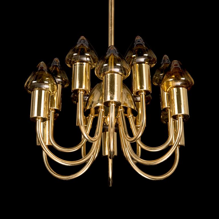 Hans-Agne Jakobsson, A Swedish ceiling lamp model T 808 from Markaryd. Height 80 cm.