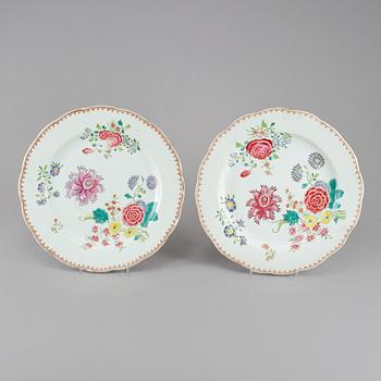 FAT, ett par, porslin, Kina, 1700-tal.