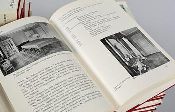 BÖCKER, 18 st, "Svenska slott och herresäten", 1960/70-tal.