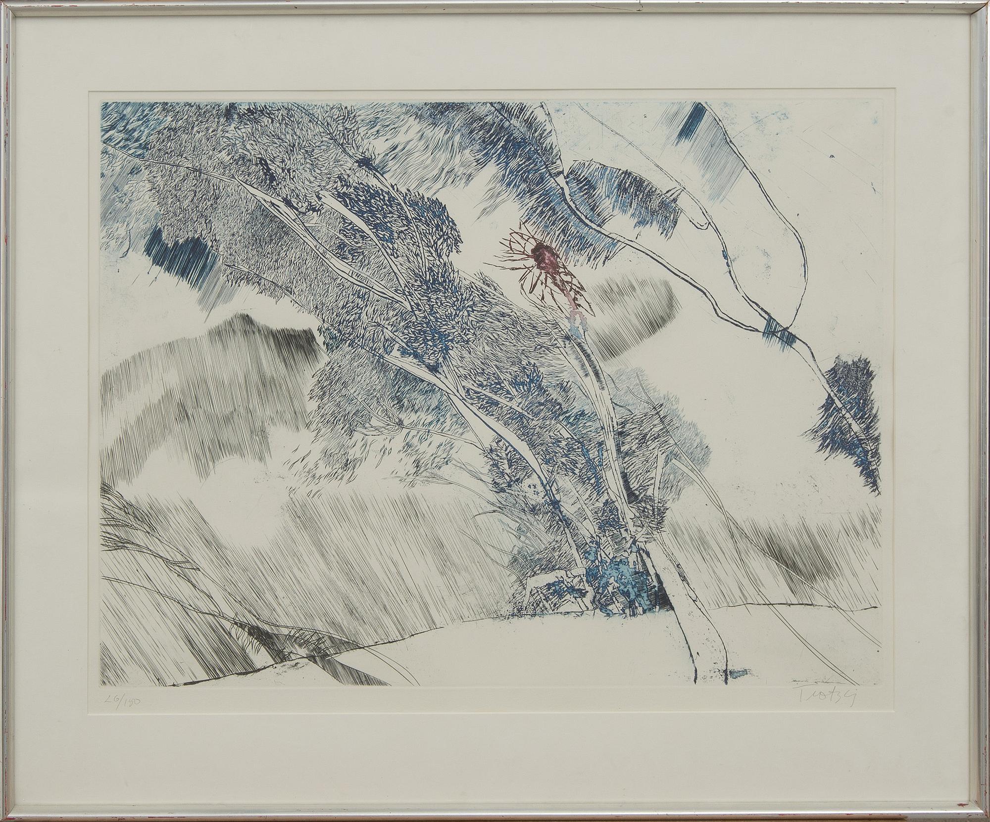 ULF TROTZIG, färgetsning, signerad o numrerad 26/150.