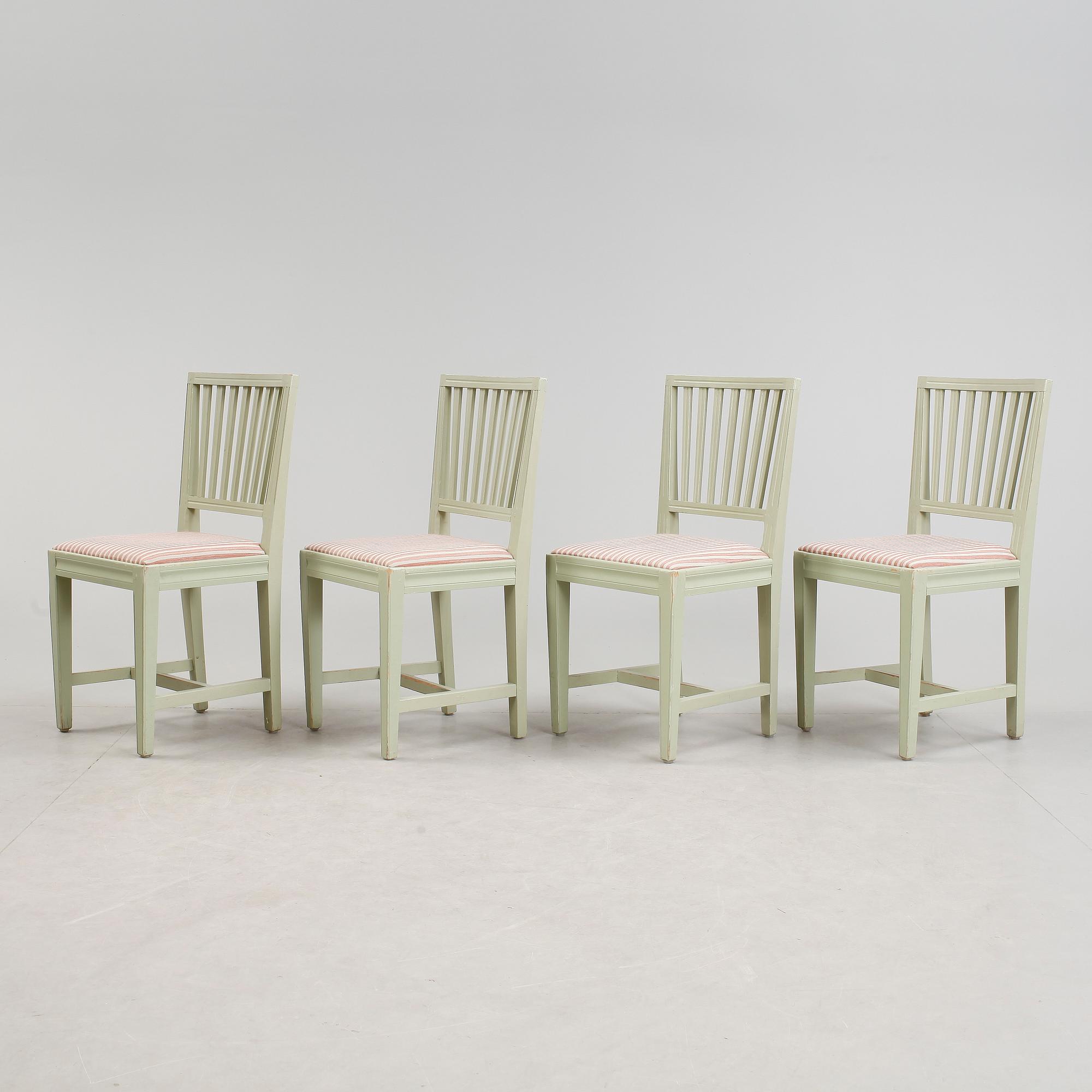 STOLAR, 8 stycken, 1900-talets början.