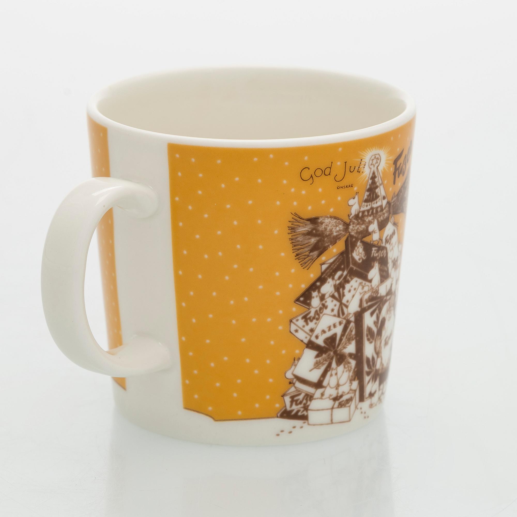 Muumin-mug, porcelain, 'Fazer Café', Moomin Characters, Arabia 2004, numbered 68/400.