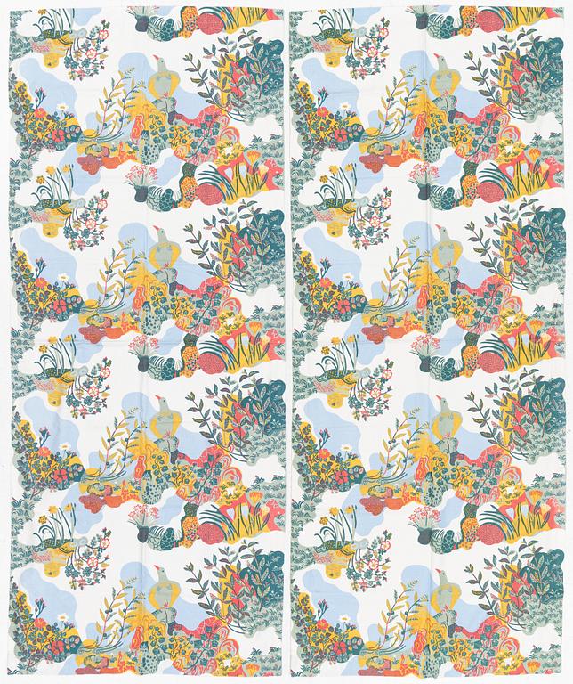 Josef Frank, curtains, a pair, "Anacreon", Svenskt Tenn.