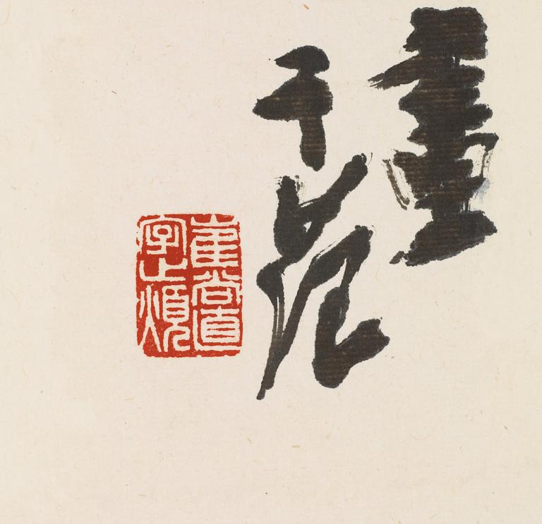 Cui Zifan, A hanging scroll, signed.