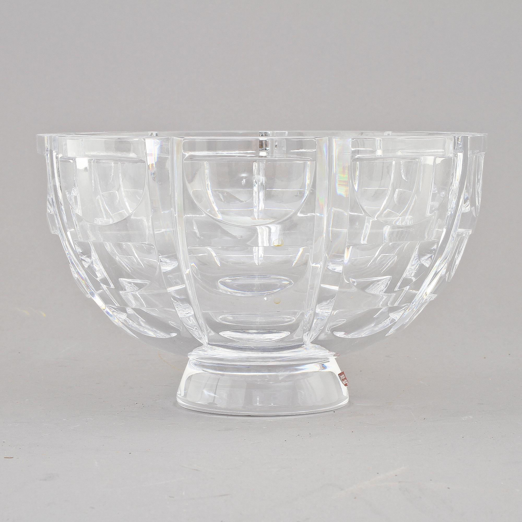 SKÅL, glas, "Tusen Fönster", Simon Gate, Orrefors.
