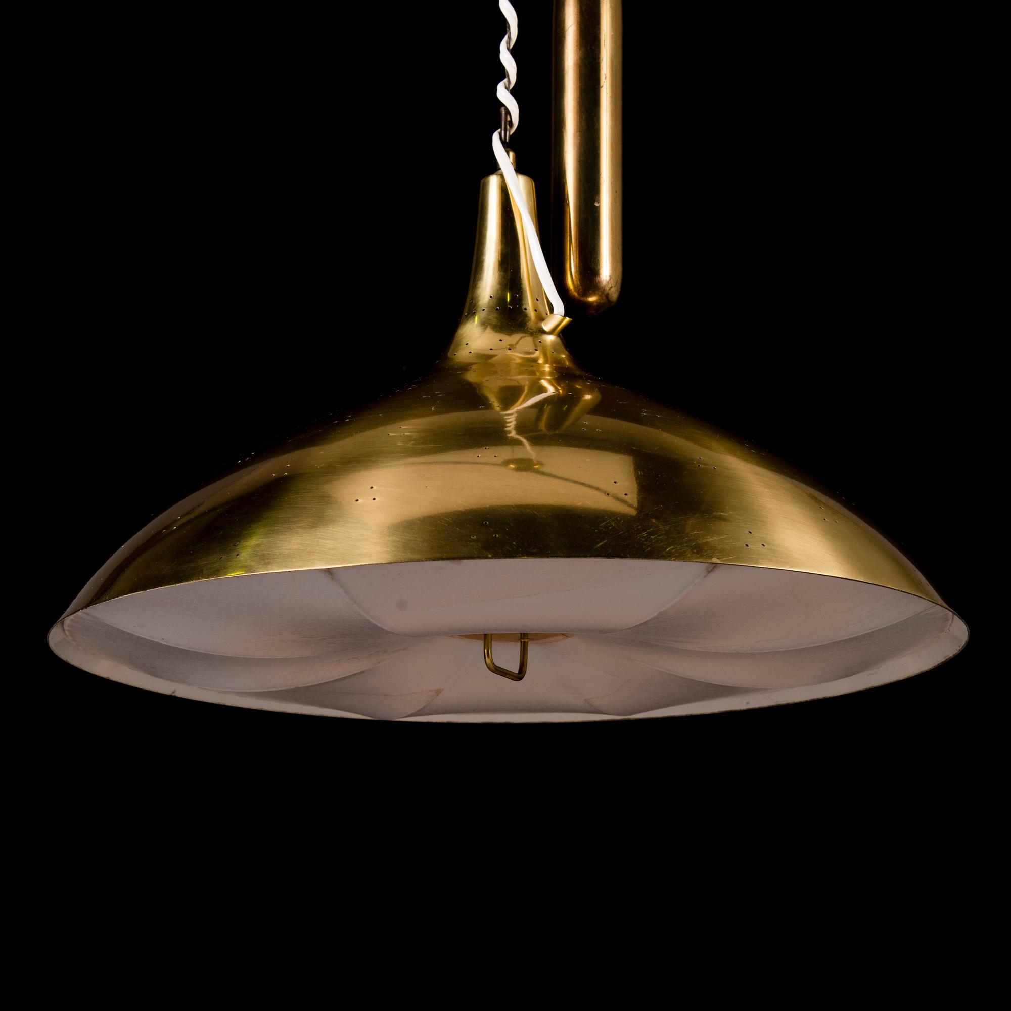 Paavo Tynell, A mid-20th century '1965' pendant light for Taito, Finland.