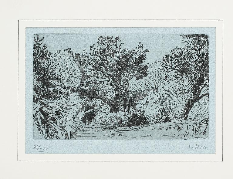 GRAFISKA BLAD, 33 st, "Konstvärlden - Mästargrafik i miniatyr", 1941-43.