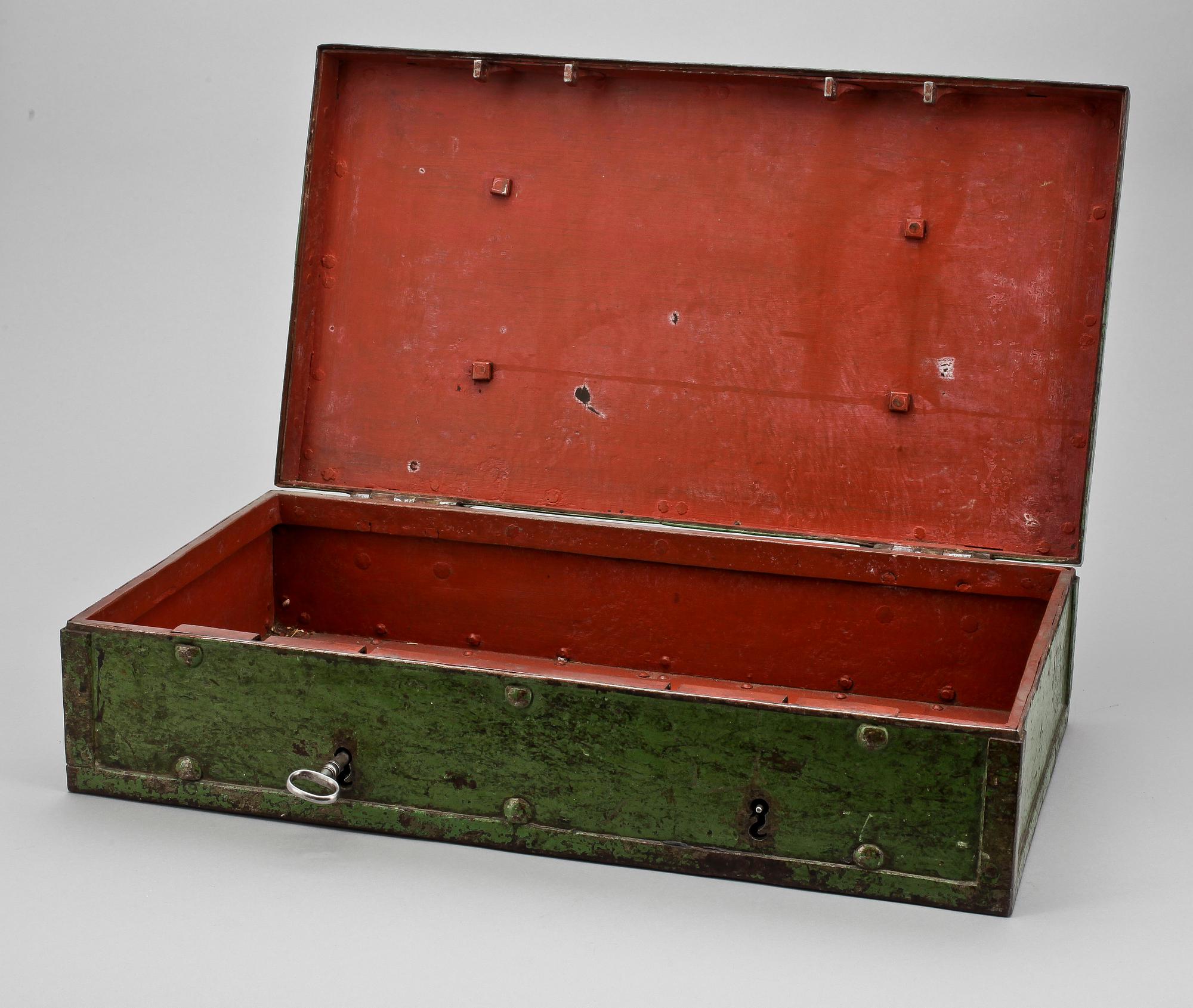 KASSASKRIN, järnplåt, 1800-talets andra hälft.